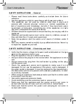 Preview for 15 page of Bestron DFA30 Instruction Manual