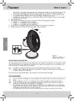 Preview for 16 page of Bestron DFT25R Instruction Manual