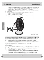 Предварительный просмотр 16 страницы Bestron DFT25R Instruction Manual