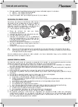 Предварительный просмотр 5 страницы Bestron DFT27W Instruction Manual