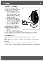 Preview for 31 page of Bestron DFT35R Instruction Manual