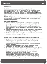 Preview for 15 page of Bestron DFT35W Instruction Manual