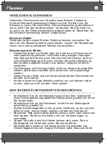 Preview for 3 page of Bestron DFT35WB Instruction Manual