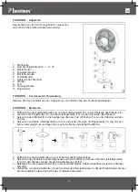 Предварительный просмотр 6 страницы Bestron DFT35WB Instruction Manual