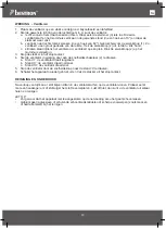 Preview for 19 page of Bestron DFT35WB Instruction Manual