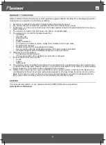 Preview for 26 page of Bestron DFT35WB Instruction Manual