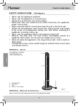 Preview for 16 page of Bestron DFT430 Instruction Manual