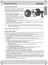 Предварительный просмотр 5 страницы Bestron DFT45SZ Instruction Manual