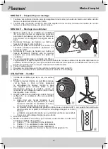 Предварительный просмотр 14 страницы Bestron DFT45SZ Instruction Manual