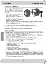 Preview for 20 page of Bestron DFT45SZ Instruction Manual