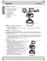 Предварительный просмотр 4 страницы Bestron DHY1705 Instruction Manual