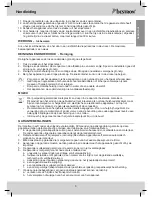 Предварительный просмотр 5 страницы Bestron DHY1705 Instruction Manual