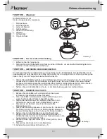 Предварительный просмотр 10 страницы Bestron DHY1705 Instruction Manual