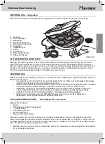 Preview for 9 page of Bestron DKP2828 Instruction Manual