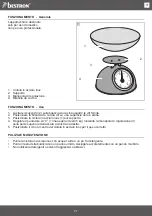 Preview for 21 page of Bestron DKW700SDM Instruction Manual