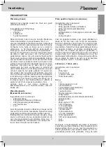 Preview for 7 page of Bestron DLD9036 Instruction Manual