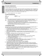 Preview for 4 page of Bestron DMF102 User Instructions