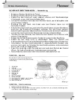 Предварительный просмотр 9 страницы Bestron DRC500 Instruction Manual