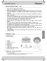 Preview for 19 page of Bestron DRC500 Instruction Manual