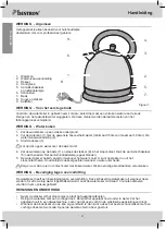 Preview for 4 page of Bestron DRK1008 Instruction Manual