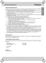 Предварительный просмотр 5 страницы Bestron DSA3500A Instruction Manual