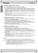 Предварительный просмотр 2 страницы Bestron DSA991 Instruction Manual