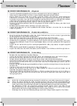 Предварительный просмотр 7 страницы Bestron DSA991 Instruction Manual