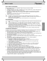 Предварительный просмотр 13 страницы Bestron DSB3088 Instruction Manual