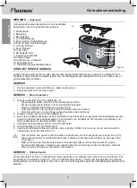 Предварительный просмотр 4 страницы Bestron DST1000LM Instruction Manual