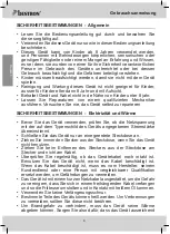 Предварительный просмотр 8 страницы Bestron DSW271 Instruction Manual