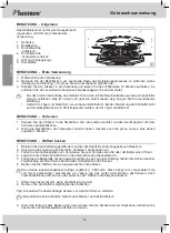 Предварительный просмотр 10 страницы Bestron DSW271 Instruction Manual