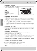 Preview for 16 page of Bestron DSW271 Instruction Manual