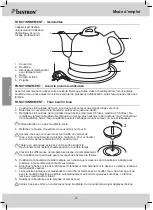 Preview for 14 page of Bestron DTP800 Instruction Manual