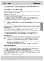 Предварительный просмотр 15 страницы Bestron DTP800 Instruction Manual