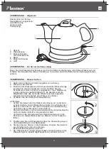 Предварительный просмотр 6 страницы Bestron DTP800TP Instruction Manual