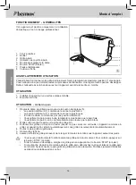 Preview for 14 page of Bestron DUC800T Instruction Manual