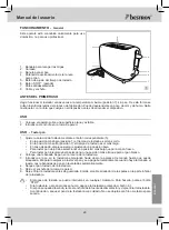 Preview for 29 page of Bestron DUC800T Instruction Manual