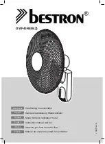 Предварительный просмотр 1 страницы Bestron DWF40REM Instruction Manual