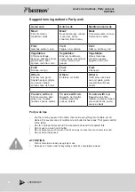 Preview for 30 page of Bestron DWP200 User Instructions