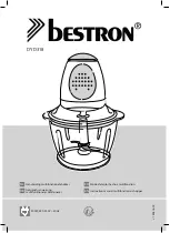 Предварительный просмотр 1 страницы Bestron DYD318 Instruction Manual