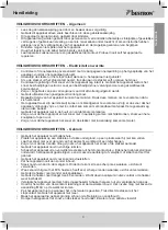 Предварительный просмотр 3 страницы Bestron DYD318 Instruction Manual