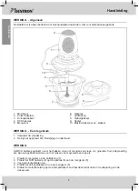 Предварительный просмотр 4 страницы Bestron DYD318 Instruction Manual