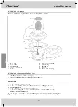 Preview for 16 page of Bestron DYD318 Instruction Manual