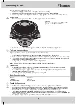 Preview for 25 page of Bestron DYX608 User Instructions