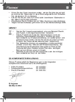 Preview for 5 page of Bestron FUNCOOKING AJA802T Instruction Manual