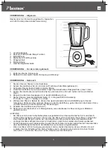 Preview for 6 page of Bestron KITCHEN HEROES ABL500S Instruction Manual