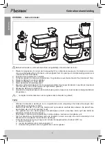 Предварительный просмотр 8 страницы Bestron KITCHEN HEROES AKM1600S Instruction Manual