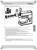 Предварительный просмотр 43 страницы Bestron KITCHEN HEROES AKM1600S Instruction Manual