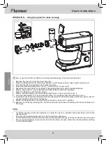 Preview for 44 page of Bestron KITCHEN HEROES AKM1600S Instruction Manual