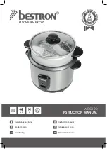 Bestron KITCHEN HEROES ARC100 Instruction Manual предпросмотр